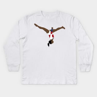 Simone biles Kids Long Sleeve T-Shirt